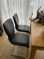 4 grijze stoelen gratis op te halen, Huis en Inrichting, Ophalen of Verzenden, Zo goed als nieuw, Grijs