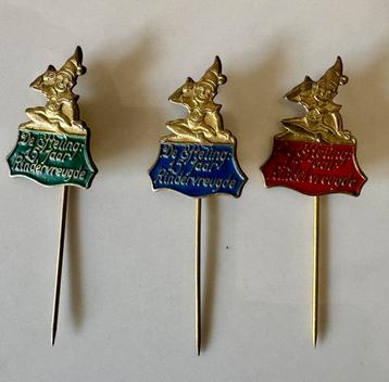 3 Spelden De Efteling Kaatsheuvel Levensvreugde Gr/Bl/Br beschikbaar voor biedingen