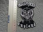 Motorhead England vrij mooie shaped patch 95--7.5x11 cm, Verzenden, Nieuw, Kleding