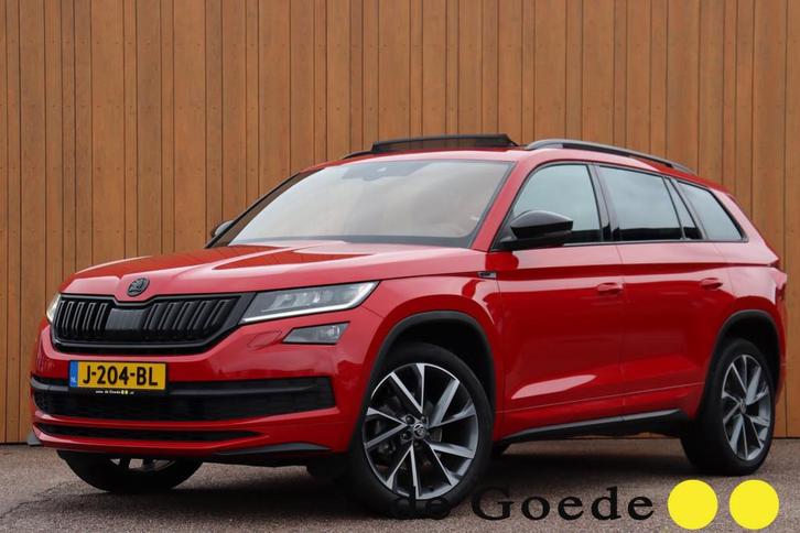 Skoda Kodiaq 1.5 TSI Sportline Business orgNL trekhaak metal, Auto's, Skoda, Bedrijf, Te koop, Kodiaq, ABS, Achteruitrijcamera