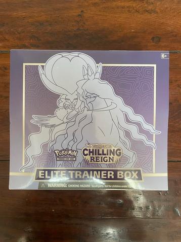 Pokémon Sword Shield Chilling Reign Shadow Rider Calyrex ETB beschikbaar voor biedingen