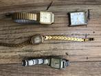 3 vintage dameshorloges – Seiko / Lisha / retro rechthoek, Ophalen of Verzenden, Gebruikt
