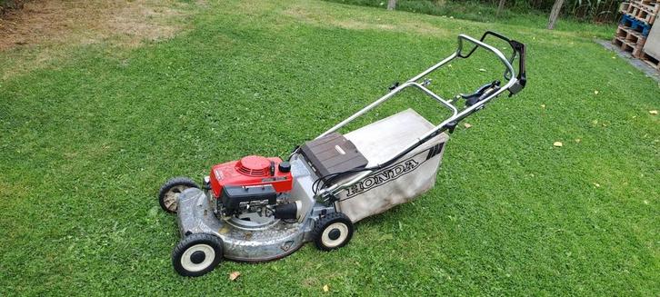 Honda HR214 loopmaaier, Tuin en Terras, Grasmaaiers, Gebruikt, 50 cm of meer, Ophalen of Verzenden
