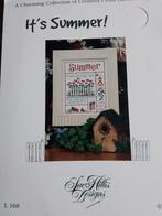 Sue hillis designs borduurpatroon, its summer, Hobby en Vrije tijd, Borduren en Borduurmachines, Ophalen of Verzenden, Zo goed als nieuw