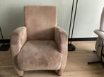 Bruine fauteuil, Gebruikt, Stof, Ophalen