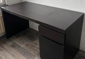 Ikea Malm Desk - Black, 140x65 - afbeelding 2