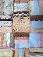 Mooie partij van 40x 1 m. prachtig kant, broderie, vintage,, Ophalen of Verzenden, Nieuw, Kant