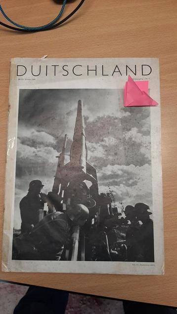 Deutschland maandblad jan-1940 WW2 beschikbaar voor biedingen