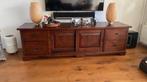 Koloniale TV kast, Huis en Inrichting, Kasten | Dressoirs, Gebruikt, Ophalen of Verzenden, Met lade(s), Overige houtsoorten