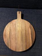 Houten serveerplank rond 30 cm met handgreep borrelplank, Ophalen, Nieuw