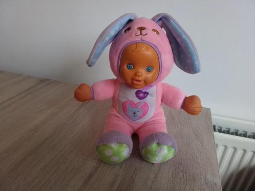 Vtech 2 pratende knuffels, Kinderen en Baby's, Speelgoed | Knuffels en Pluche, Zo goed als nieuw, Beer, Ophalen of Verzenden