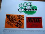 sticker 3 x ORKEST BAND muziek Ria Smits boys hotdog Apollo, Verzamelen, Stickers, Verzenden, Zo goed als nieuw, Bedrijf of Vereniging