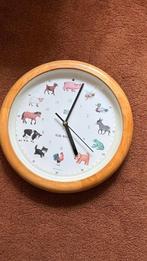 Kinderklok met dieren, Ophalen, Zo goed als nieuw, Wandklok