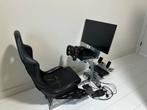 Fanatec + Playseat simulator met scherm, Ophalen, Gebruikt