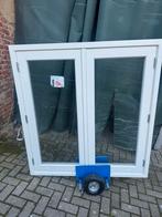 Hardhouten Kozijn met Draai Vleugel, Gevelraam of Ruit, Gebruikt, 80 tot 120 cm, 120 tot 160 cm