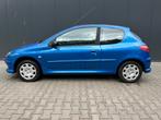 Peugeot 206 1.4 3D 2007 Goed onderhouden Apk nieuw, Voorwielaandrijving, Stof, Zwart, 4 cilinders