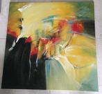 Moderne compositie ca. 1990 - onduidelijk gesigneerd, Antiek en Kunst, Ophalen of Verzenden