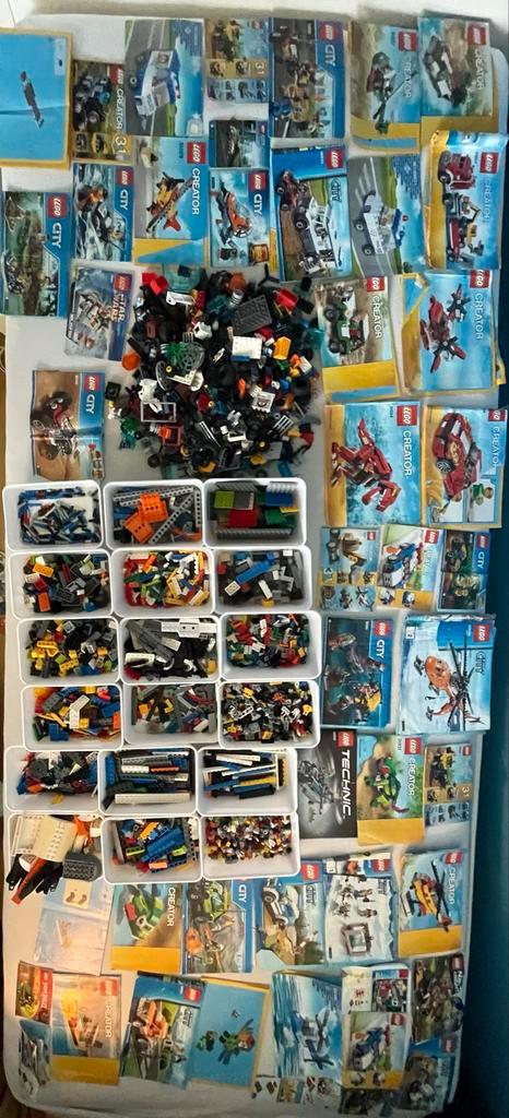 Grote LEGO Verzameling met Boekjes, Kinderen en Baby's, Speelgoed | Duplo en Lego, Gebruikt, Lego, Losse stenen, Ophalen of Verzenden
