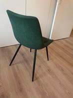 4x Groene Eetkamerstoelen, Huis en Inrichting, Stoelen, Ophalen, Overige kleuren, Zo goed als nieuw, Metaal