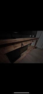 Wit eiken dressoir, Huis en Inrichting, Tafels | Sidetables, Ophalen, 75 cm of meer, Eikenhout, Zo goed als nieuw