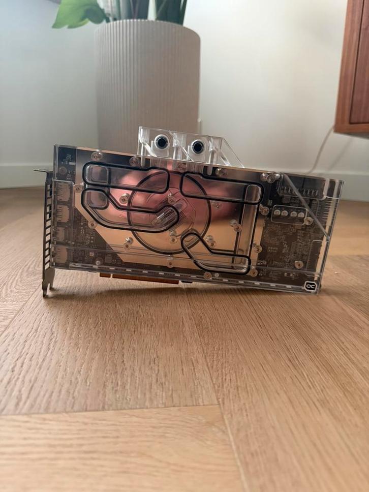 AMD Radeon RX 6700 XT 12GB GDDR6 Alphacool Waterblock, Computers en Software, Videokaarten, Zo goed als nieuw, PCI-Express 4.0