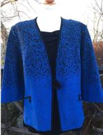 Joseph Ribkoff prachtig blauw/zwart chique jas mt 42, Overige kleuren, ., Maat 42/44 (L), Joseph Ribkoff