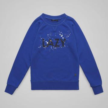 MEXX kobaltblauw sweater trui LAZY maat 134-140 beschikbaar voor biedingen