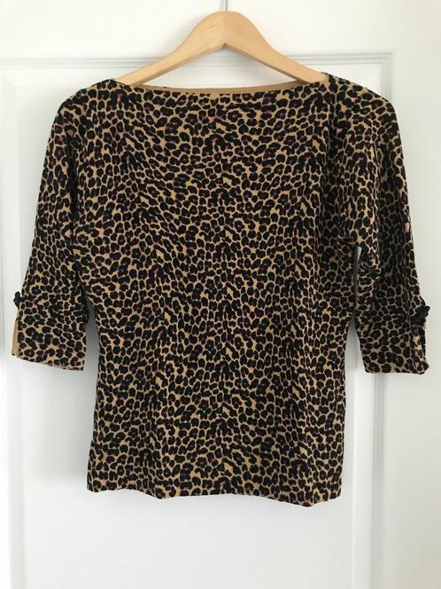 Banned retro truitje maat M, Kleding | Dames, Tops, Zo goed als nieuw, Maat 38/40 (M), Beige, Korte mouw, Verzenden