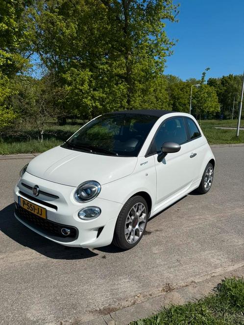 Fiat 500 cabrio 1.0 70pk SPORT Hybrid 2022, Auto's, Fiat, Particulier, 500C, Airconditioning, Android Auto, Apple Carplay, Bluetooth