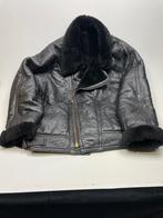 Leren pilotenjas, Ophalen of Verzenden, Zo goed als nieuw, Maat 52/54 (L), Zwart