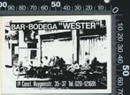 Sticker: Bar Bodega Wester - Amsterdam, Verzamelen, Stickers, Ophalen of Verzenden