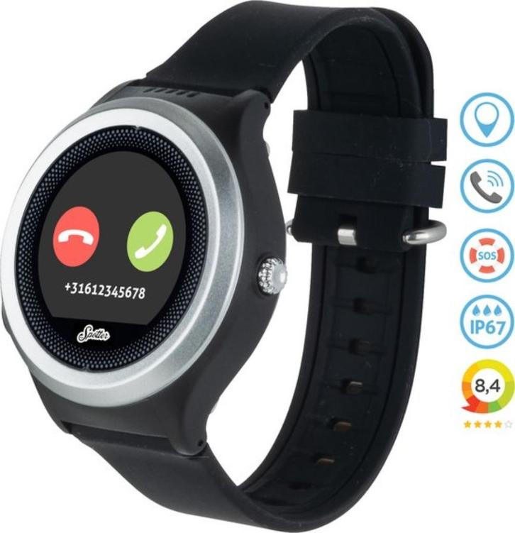 Spotter GPS Watch Air, Sieraden, Tassen en Uiterlijk, Sporthorloges, Android, Zwart, GPS, Ophalen of Verzenden
