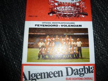Feyenoord-Volendam uit en thuis