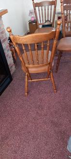 Eiken stoelen, Huis en Inrichting, Stoelen, Ophalen of Verzenden, Bruin
