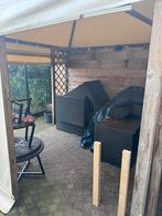 Houten Pergola Overkapping 3,5x3,5 - Gebruikt, Ophalen of Verzenden, Gebruikt, Tuinpaviljoen