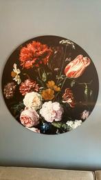Wandcirkel 100cm geborsteld aluminium, Ophalen, Zo goed als nieuw