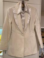 Prachtig velours colbert, Kleding | Dames, Ophalen of Verzenden, Zo goed als nieuw, Maat 34 (XS) of kleiner, Beige