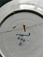 Kram gerestaureerd pauwenbord, Ophalen of Verzenden