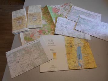 Militaire landkaarten Nederland en buitenland beschikbaar voor biedingen