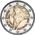 2 euro Slovenië “500e Geboortedag Primož Trubar ’’ UNC 2008, Verzenden, Slovenië, 2 euro, Losse munt
