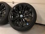 21inch BMW Black Style 375 Breedset Velgen A-Merk Band! TMPS, Auto-onderdelen, Banden en Velgen, Gebruikt, -, 285 mm, -
