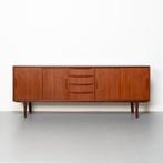 Vintage Deens Dressoir in teakhout, Ophalen, Gebruikt, 150 tot 200 cm, Teakhout
