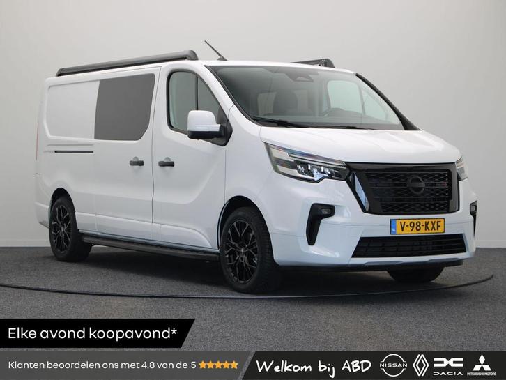 Nissan Primastar 2.0 dCi 170pk L2H1 Nismo+ | Dubbele Cabine, Auto's, Bestelauto's, Bedrijf, Te koop, ABS, Achteruitrijcamera, Airbags
