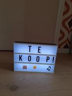 Lightbox inclusief achtergronden, emoji en letters, Huis en Inrichting, Lampen | Overige, Ophalen of Verzenden, Zo goed als nieuw