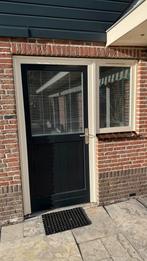 Buitendeur en kozijn met HR++ glas, Doe-het-zelf en Verbouw, Kozijnen en Schuifpuien, Gebruikt, Deurkozijn, Hout, Ophalen