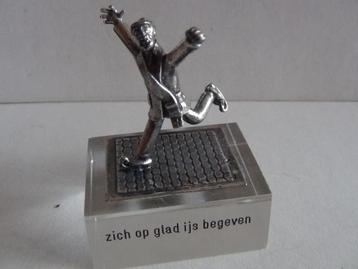 Miniatuur zilver S17b schaats ijs winter zilveren miniaturen beschikbaar voor biedingen