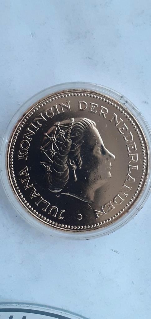 Verguld tientje., Postzegels en Munten, Munten | Europa | Niet-Euromunten, Overige landen, Goud, Zilver, Ophalen of Verzenden