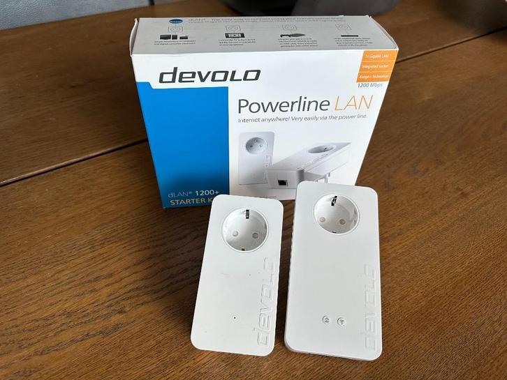 devolo dLAN 1200+ Powerline LAN kit (4x + 1x Wifi), Computers en Software, Powerlines, Gebruikt, Ophalen of Verzenden