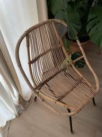 Vintage Rotan Bamboe Kuipstoeltje kuipstoel jaren ‘60, Huis en Inrichting, Stoelen, Riet of Rotan, Gebruikt, Ophalen of Verzenden