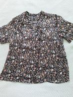 Blousje met print en goud werkje mt.xl zgan Staat xl in maar, Overige kleuren, Maat 42/44 (L), Ophalen of Verzenden, Zo goed als nieuw